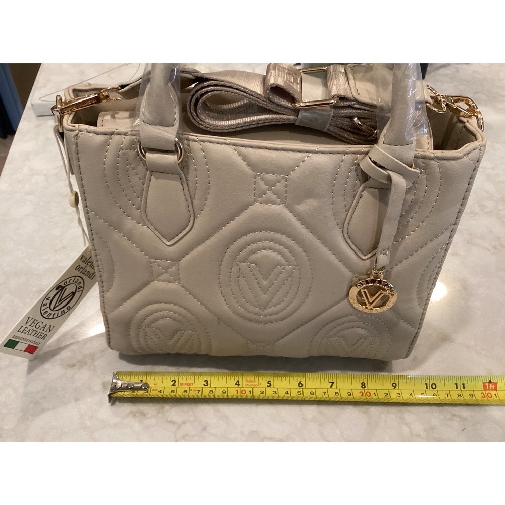 Valentino Orlandi Satchel Crossbody Bag Quilted Designer Purse‎ Small